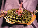Dolmades - Grape Leaves Stuffed with Goat Cheese and Couscous